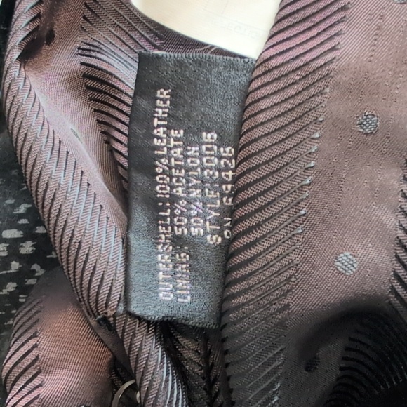 Pelle Studio Women’s Black Leather Trench Coat with Suede Accents 3006 M - Picture 12 of 12